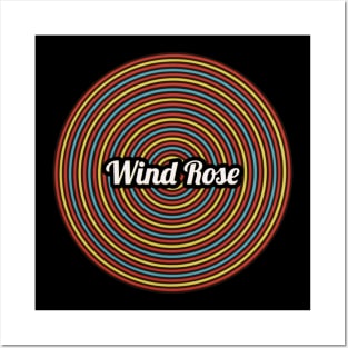 Wind Rose / Vintage Circle Style Posters and Art